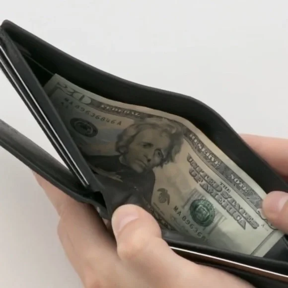 Men’s black leather Coach 3 in 1 wallet NWT. ID card holder slides out - Picture 8 of 16